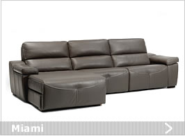 Miami - sofas cuero y piel. versin chaiselongue