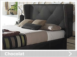 Chocolat - cabecero dormitorio en piel
